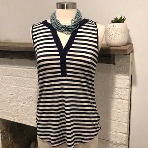 Cable & Gauge Striped Top
